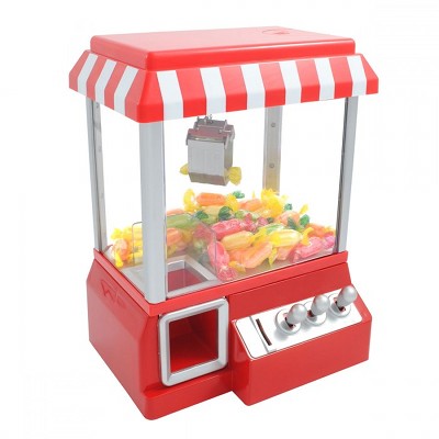 Machine à pince avec musique fête foraine Rouge Blanc Machine à bonbons 