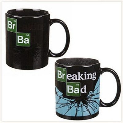 Mug Breaking Bad qui change d’image au contact de la chaleur