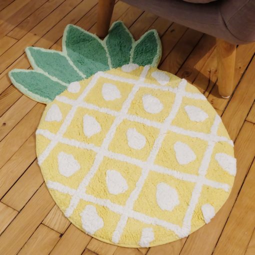 tapis de salle de bain ananas