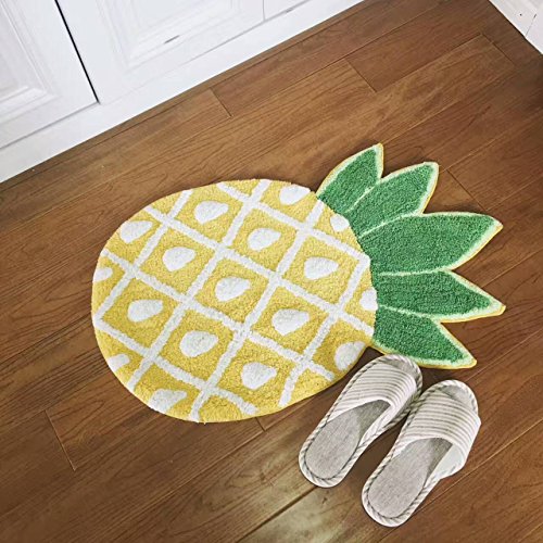 tapis de bain ananas